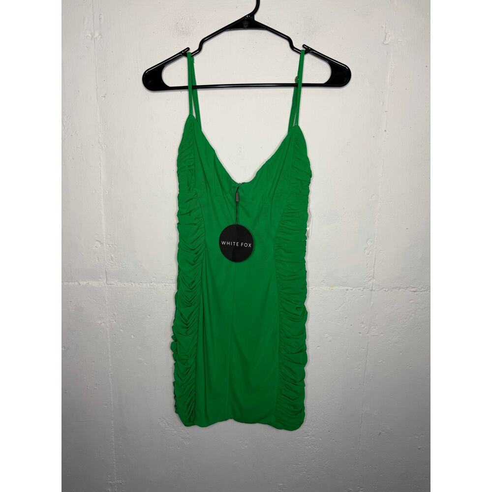 NEW White Fox Midnight Adventures Mini Dress Green Size 4